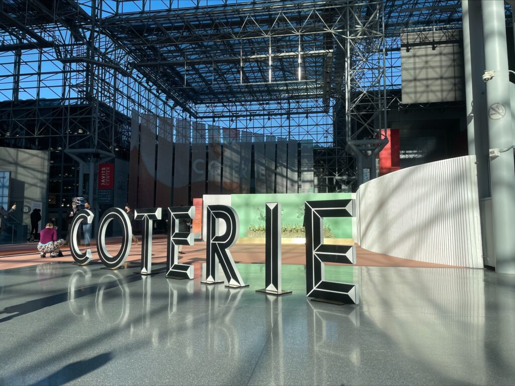 Entrance of 2022 Coterie Trade Show 