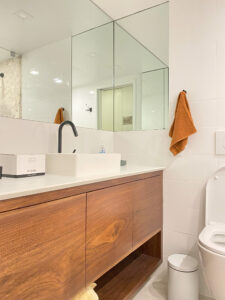 BATHROOM WALNUT VANITY